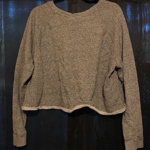 Crop top sweatshirt